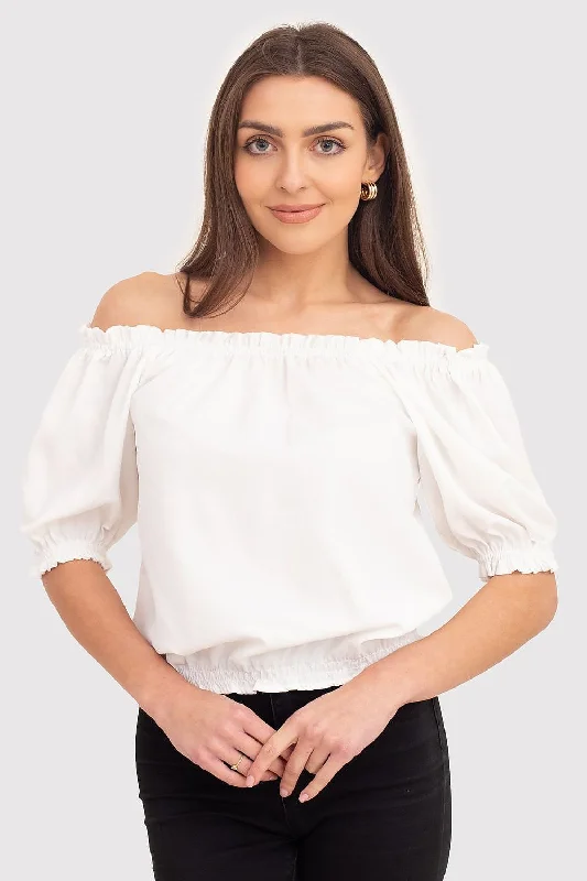 Blouse Ax Paris Sheer Mesh Blouse