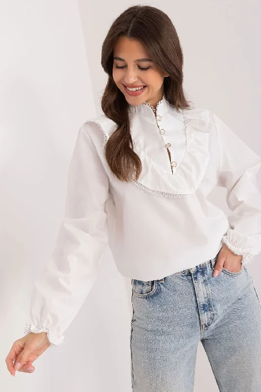 Blouse Lakerta Embroidered Cotton Blouse