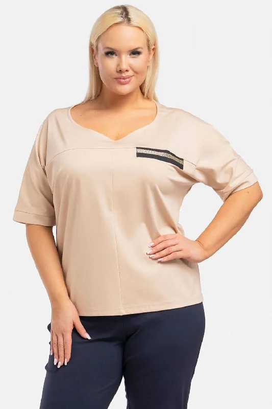 Plus size blouse Karko Office-Ready Blouse