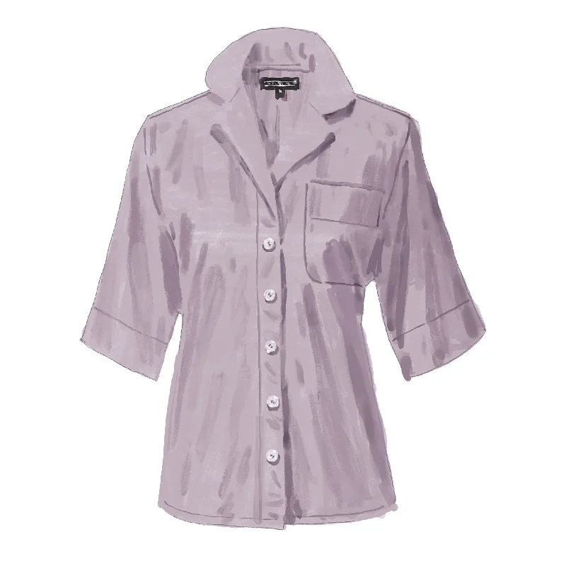 Roman Holiday Blouse Delicate Pleat Blouse