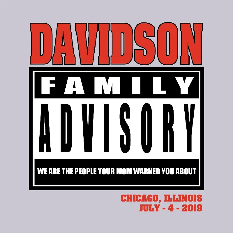 Advisory Family Reunion T-Shirt Design R3-5 Silk Blend Satin Velvet