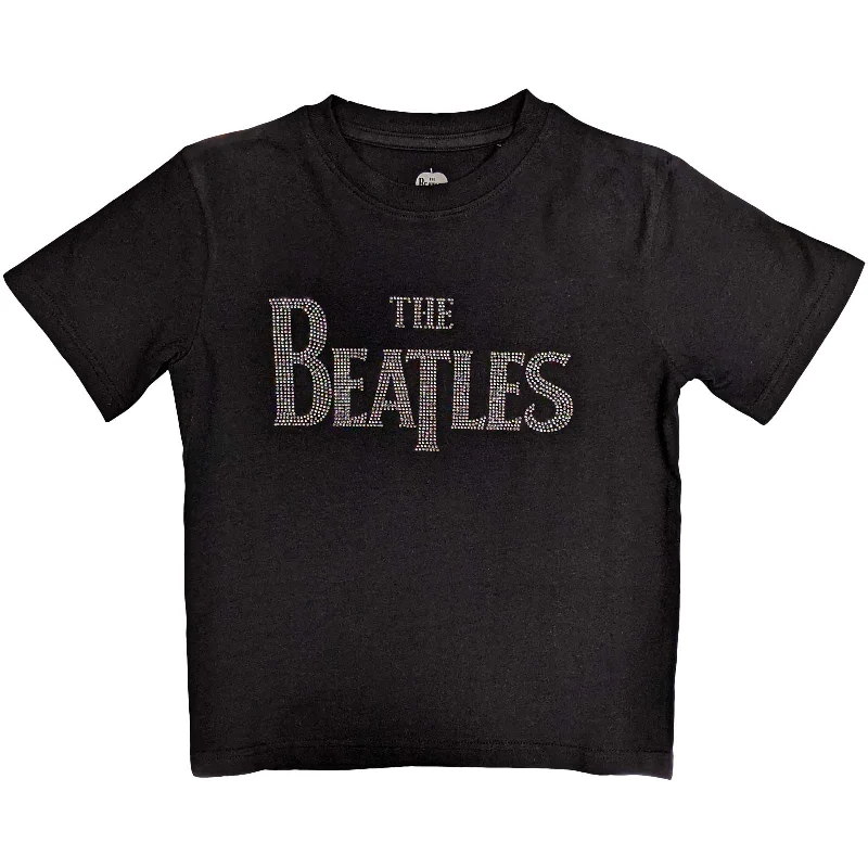 The Beatles Kids Embellished T-Shirt: Drop T (Diamante) Oversized T-Shirt Spandex breathable