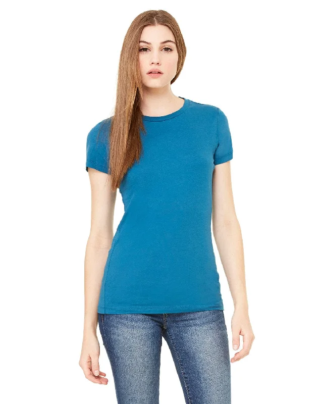 Bella+Canvas Ladies Favorite T-Shirt | Deep Teal Mesh Fabric Canvas Fabric Denim Fabric