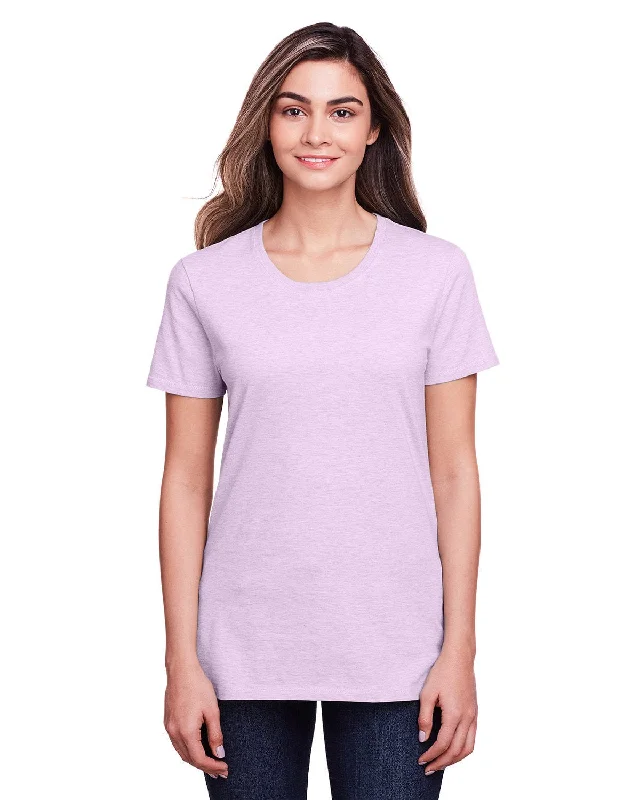 Fruit of the Loom Ladies ICONIC T-Shirt | Candy Hearts Hth Terry Blend Velvet Blend Canvas Blend