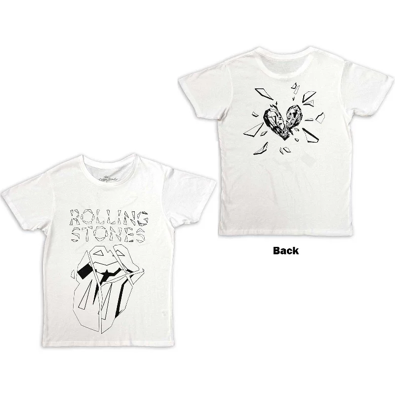 The Rolling Stones | Official Band T-Shirt | Hackney Diamonds Diamond Tongue Outline (Back Print) Modern Contemporary Chic