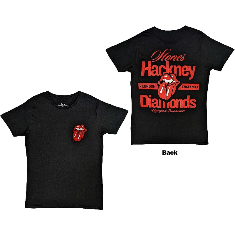 The Rolling Stones | Official Band T-Shirt | Hackney Diamonds Hackney London (Back Print) Layered Multi-layer Single Layer