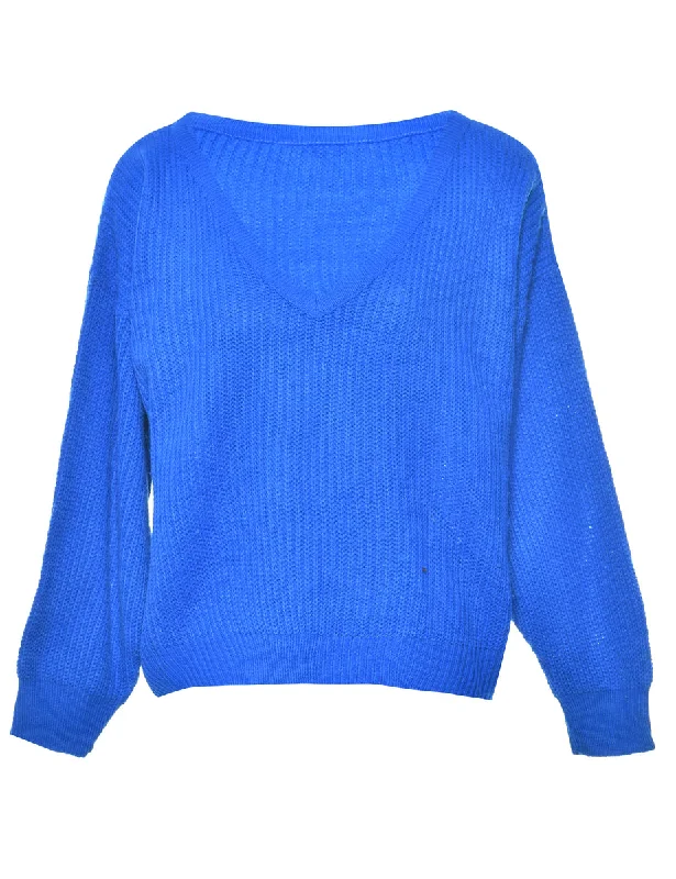 Blue Jumper - L Lightweight Heavyweight Midweight