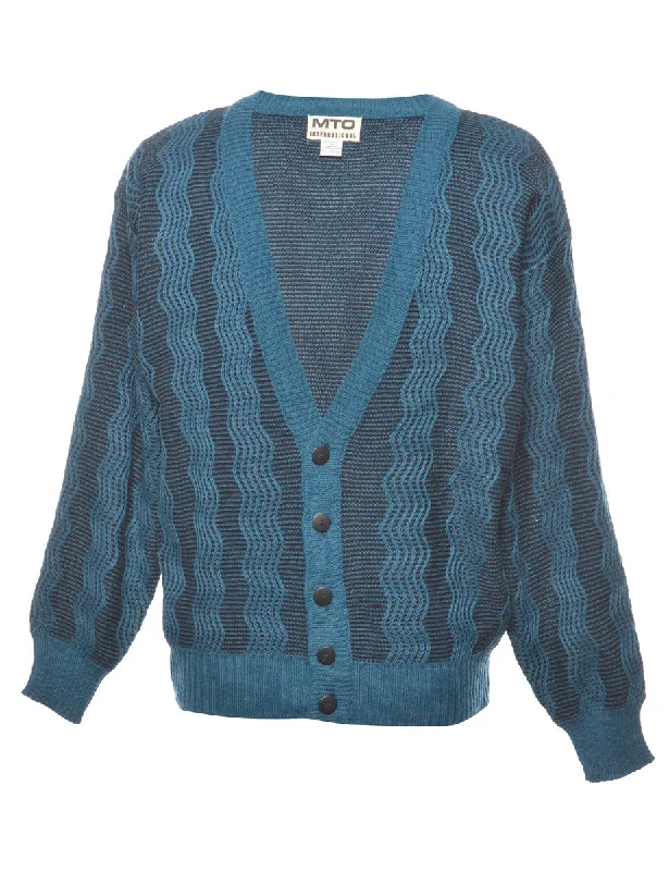 Blue Jumper - M Iron Safe Non-Iron Wrinkle Free