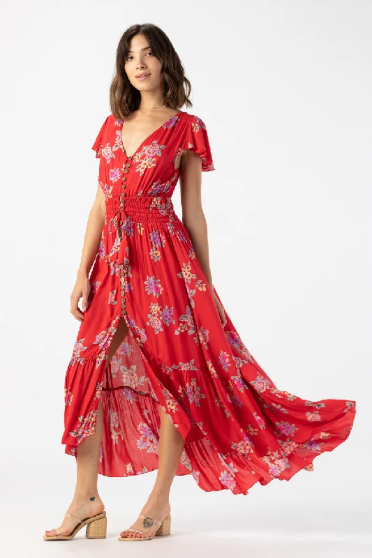 New Moon Maxi Dress Comfortable Bohemian Maxi Dress