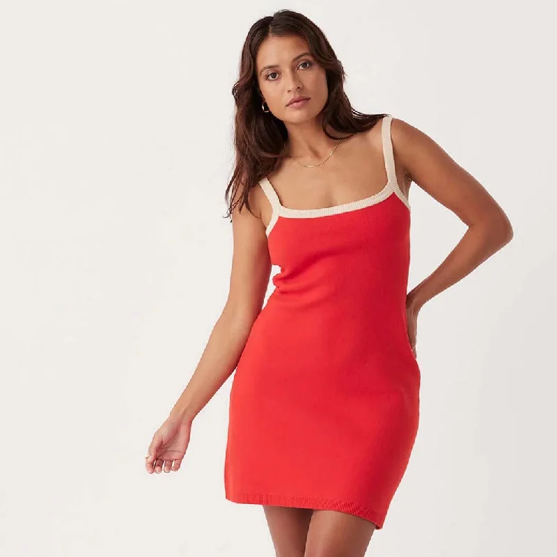 DUKE MINI DRESS | HIBISCUS SAND Stylish Ruffle Mini Dress