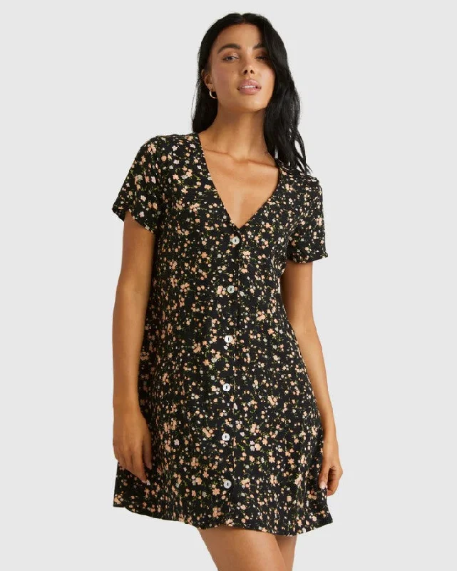 RVCA Understated Mini Dress - Sum24 Fashionable Polka Dot Mini Dress