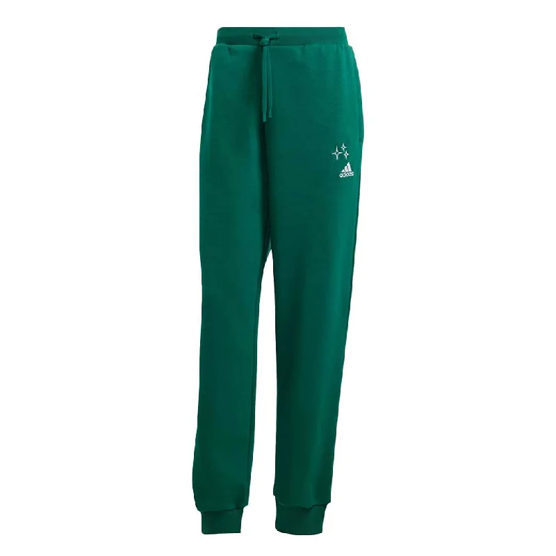 adidas - Women's Scribble Embroidery Fleece Pants (IJ8770) Fashionable Work Pants