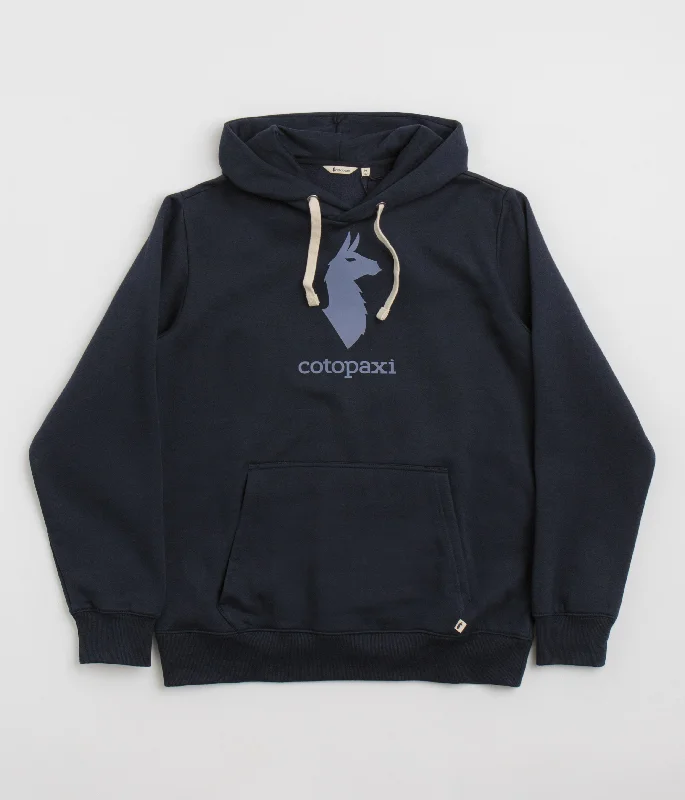 Cotopaxi Llama Hoodie - Carbon Hoodie with Typography Text Message