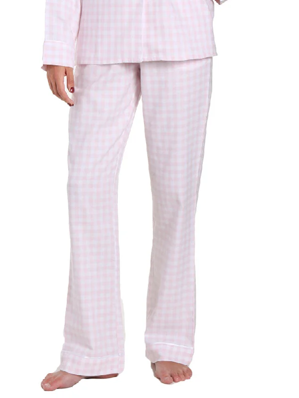 Gingham Pink-White