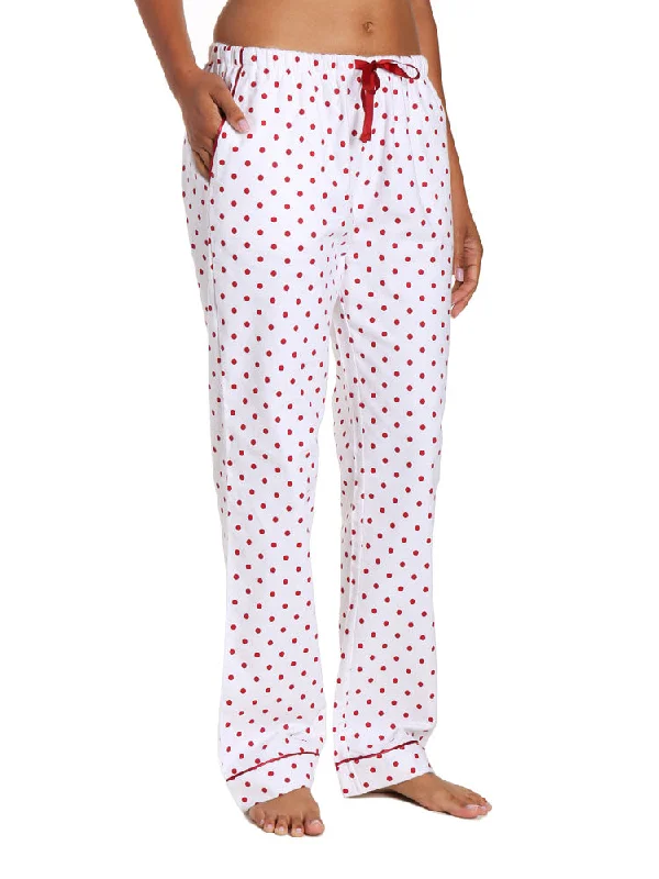 Dots Diva White-Red