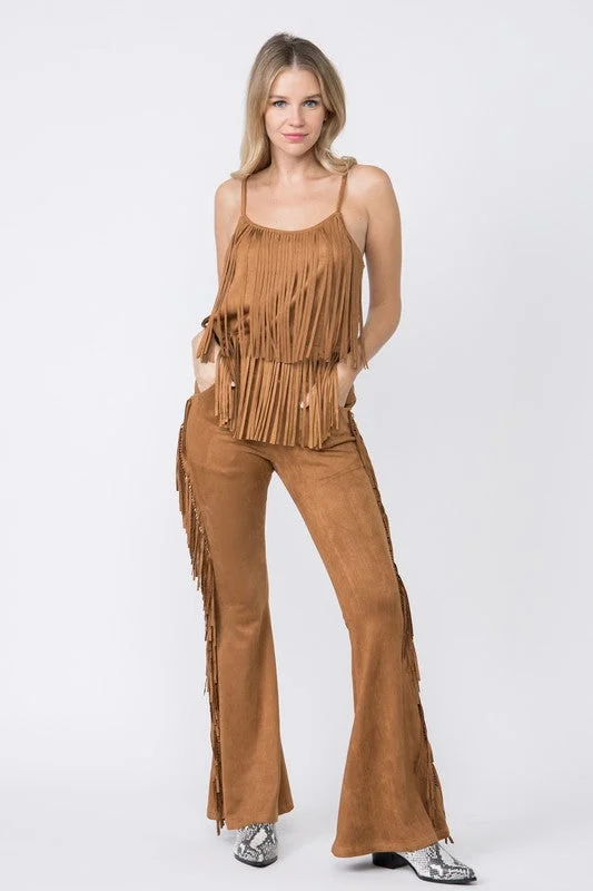 Wild West Flare Pant Trendy Printed Pants