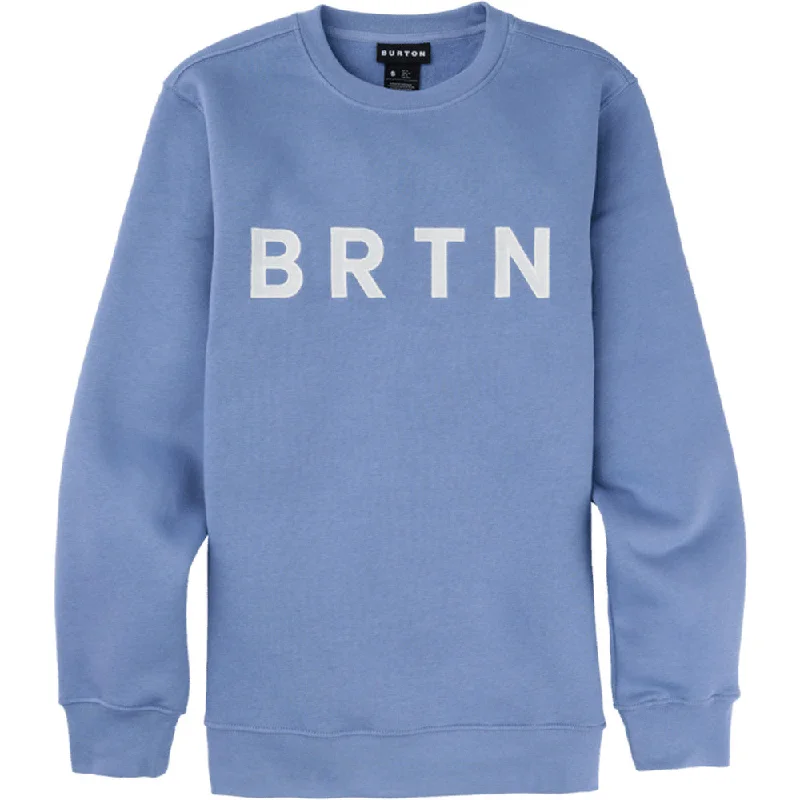 BRTN Crewneck Sweatshirt Hoodie with Set-In Sleeves Structured Classic