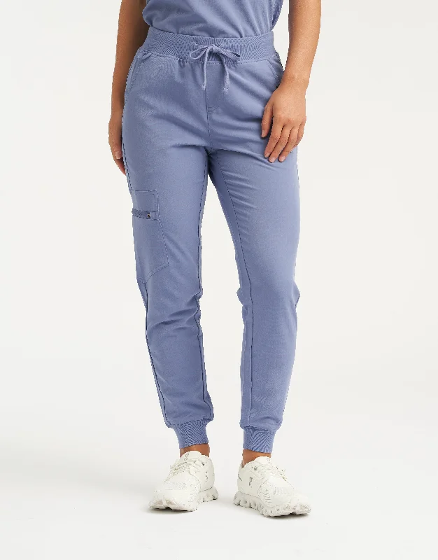 Essential Jogger Scrub Pants - Nova Blue Soft Sweatpants Style