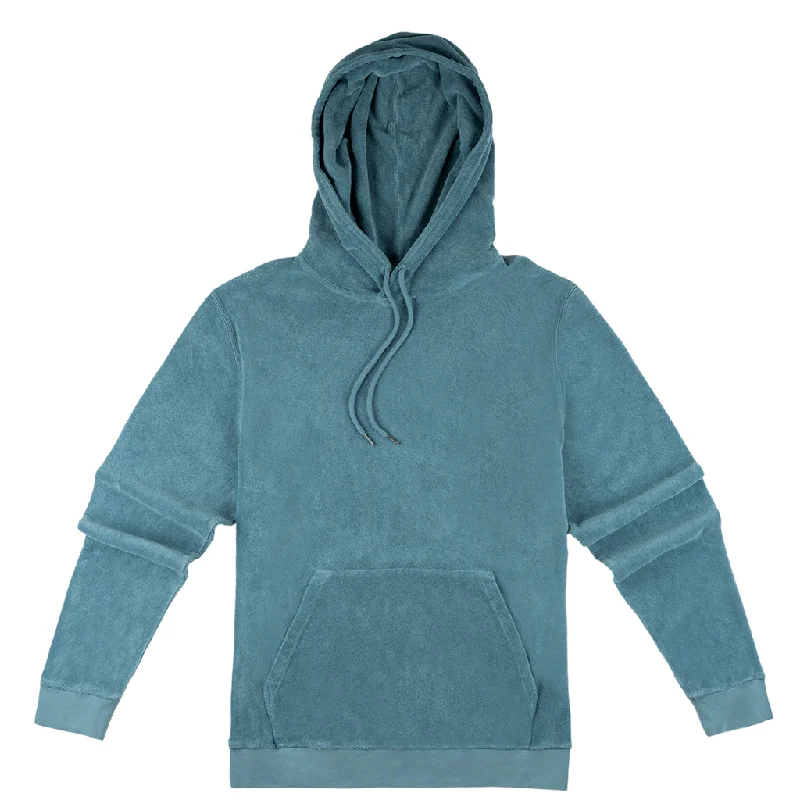 frottee hoodie | unisex Hoodie with Ribbed Hem Stretchable Secure