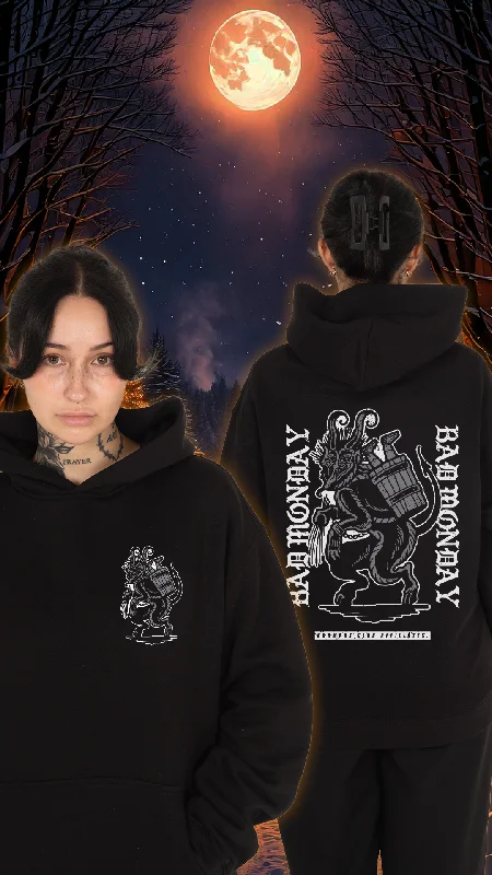 Krampus Club Hoodie Hoodie with Slim Fit Tailored Modern