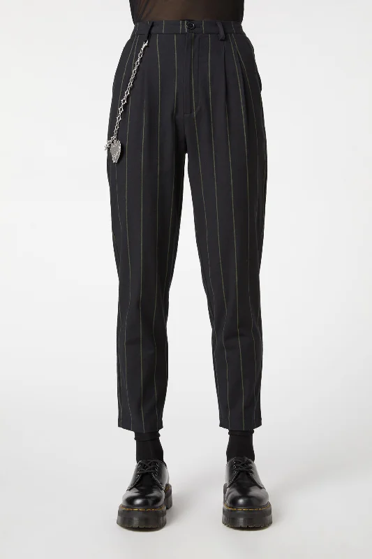 Mystery Pinstripe Pant Comfortable Wide-Leg Pants