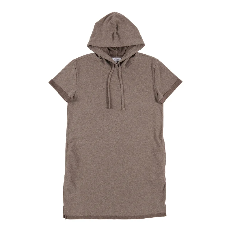 mySTYLE Women's Hooded Tunic with Pocket Hoodie with Pastel Soft Subtle