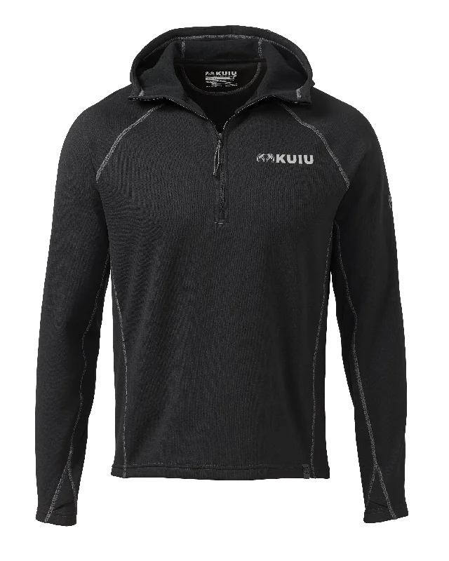 Peloton 200 Zip-T Hoodie | Black Hoodie with Zipper Versatile Modern