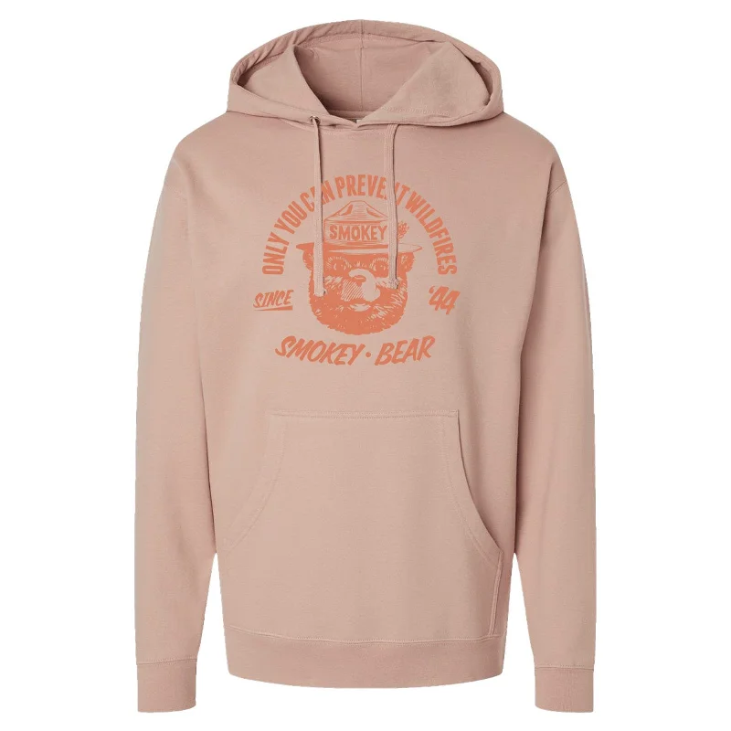 Smokey Bear Wildfire Watch Hoodie Hoodie with High-Low Hem Asymmetrical Trendy