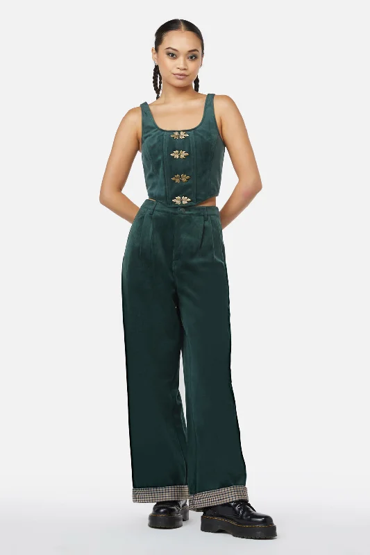 Snail Mail Pant Stylish Paperbag Waist Pants