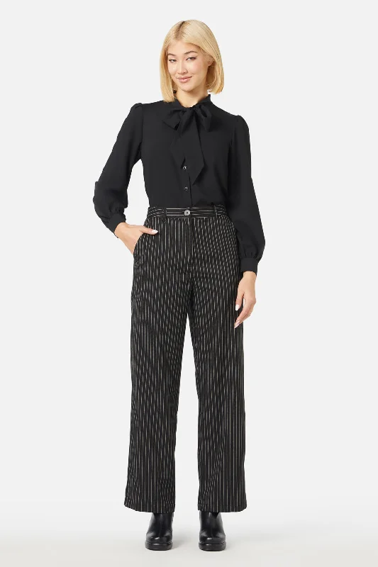 Abigail Pinstripe Pant Classic Flared Pants