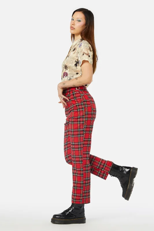 Chosen Tartan Pant Classic Straight Pants