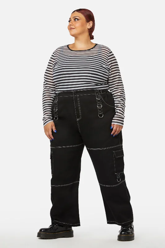 Curve Night Cat Pant Fashionable Work Pants