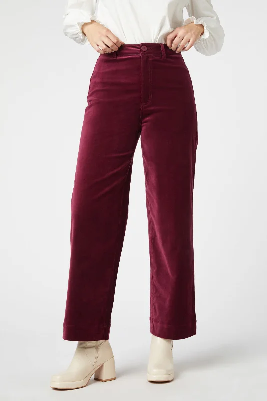 Rachel Velvet Pant Comfortable Denim Pants