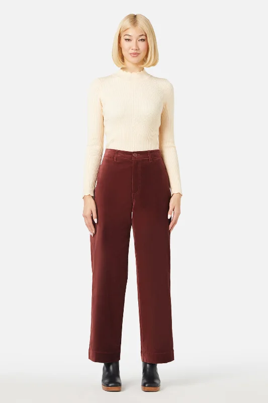 Rachel Velvet Pant Formal Slim Pants