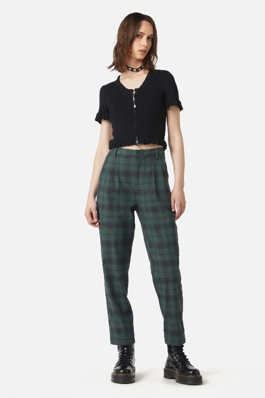 Social Class Tartan Pant High-Waist Yoga Pants