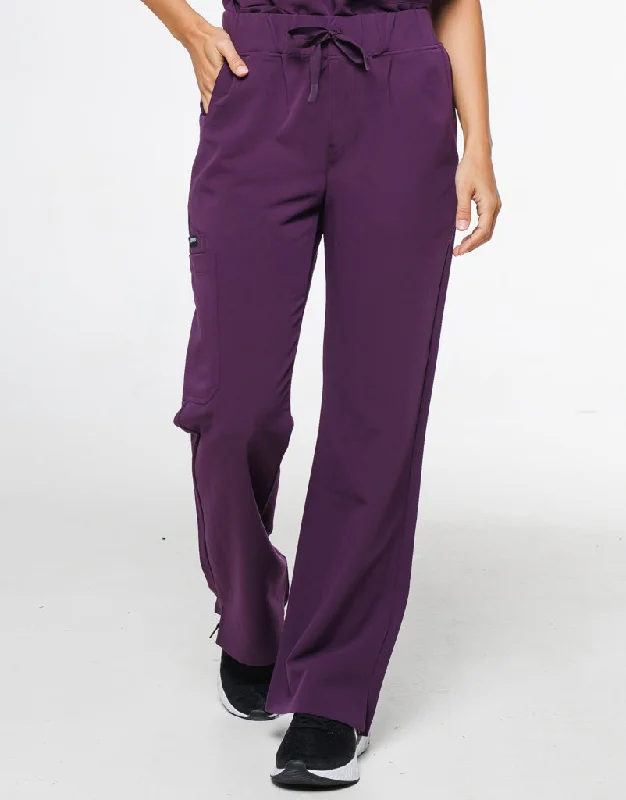 Signature Cargo Pants - Eggplant Chic Faux Leather Pants