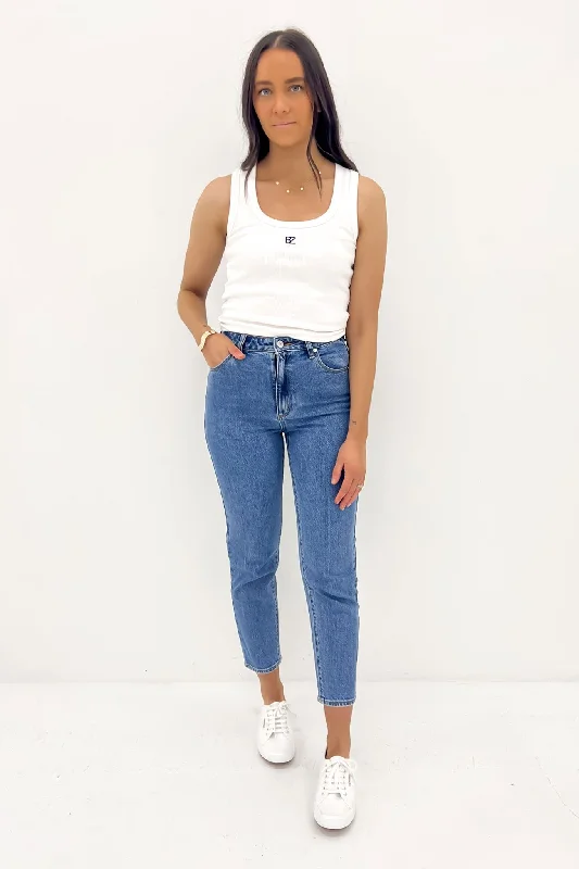 A 94 Slim Jean Naomi Trendy Paperbag Waist Jeans