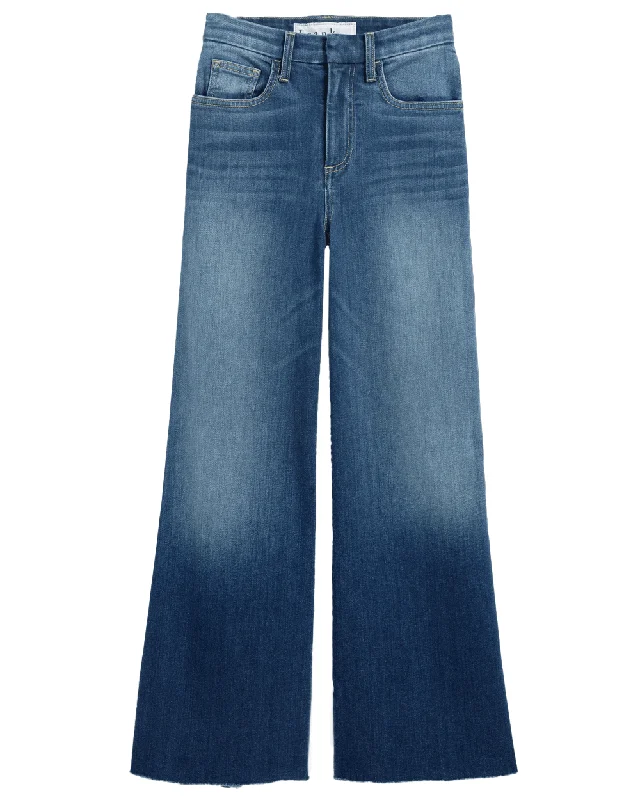 1999 Blue Wash Galway Wide-Leg Jean Comfortable Full-Length Denim Jeans