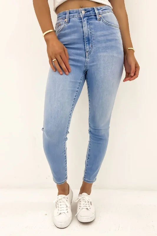 Hi Rider Jean Sunday Fade Petite Chic Double Waistband Jeans