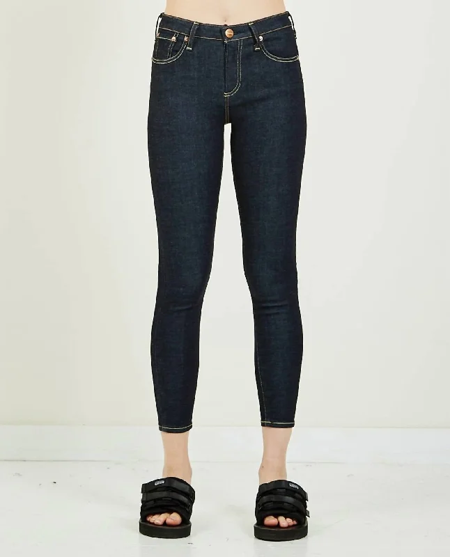 Sideway Super Skinny Jean in Rinse Casual Straight-Leg Jeans