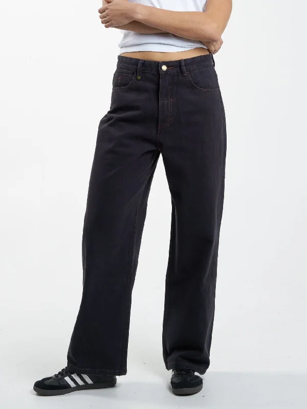 Tony Jean - Midnight Blue Fashionable Cropped Denim Jeans