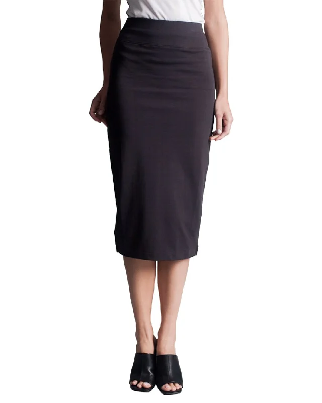 Buki Straight Skinny Skirt silk skirt sleek