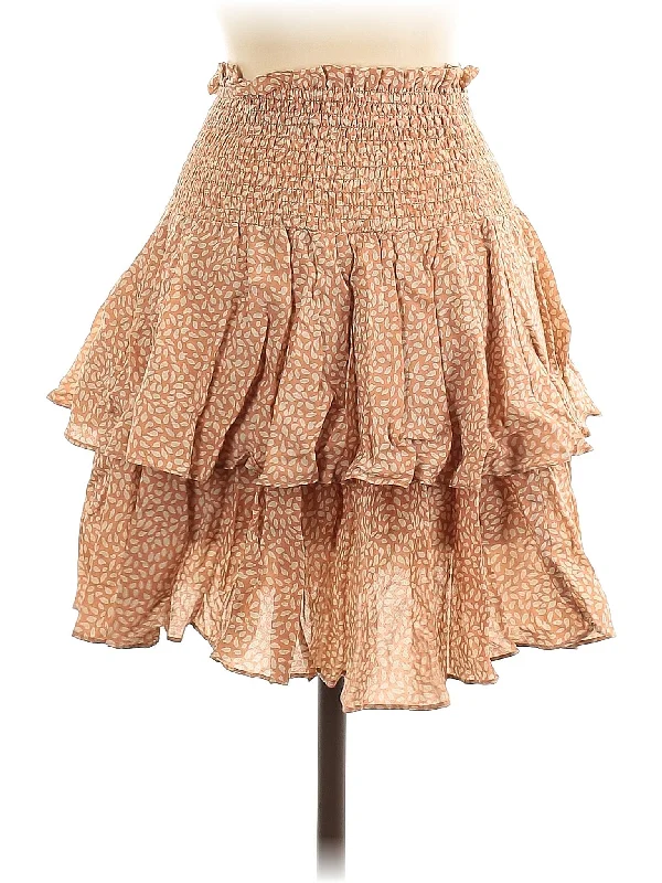 Casual Skirt ruffled skirt detail