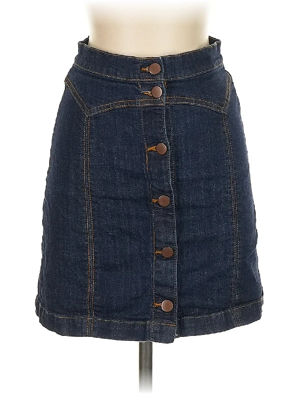 Denim Skirt silk skirt lustrous