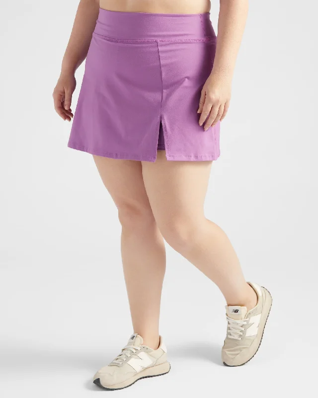 Plus Size Spacedye Skort denim skirt trendy