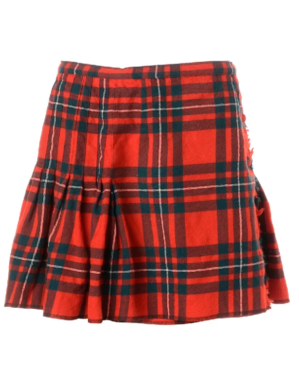 Label Alexa Pleated Mini Skirt chiffon skirt lightweight