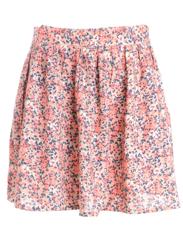 Label Amy Short Skirt floral skirt print